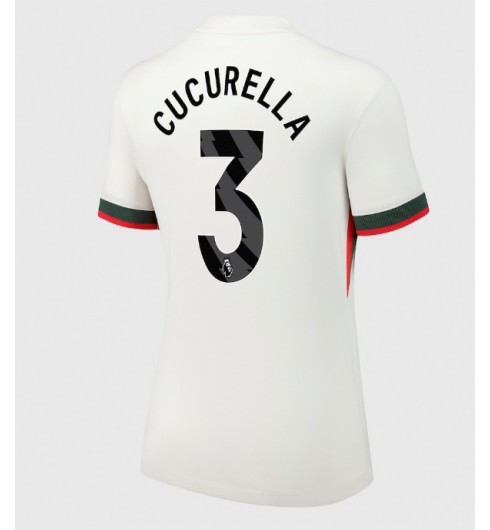 Chelsea Marc Cucurella #3 Bortedrakt Dame 2025-26 Korte ermer Chelsea Marc Cucurella #3 Bortedrakt Dame 2025-26 Korte ermer